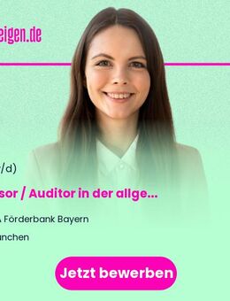 Revisor / Auditor in der allgemeinen Revision (M/W/D) - München