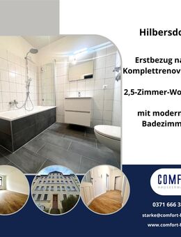 ERSTBEZUG nach Renovierung ** 2,5-Zi-Whg. mit modernen Wannenbad * EBK mgl. ! - Chemnitz