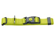 HUNTER Halsband London, limette - Vario Basic Größe M: 30 - 46 cm Halsumfang, 15 mm breit