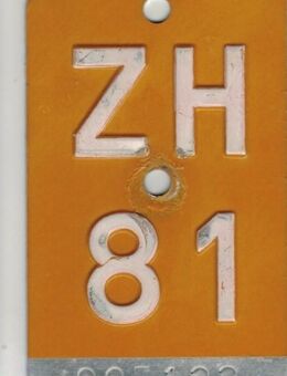 Fahrradteile Mofa Nr. ZH 1981 - Volketswil