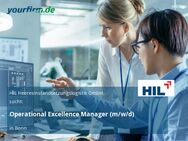 Operational Excellence Manager (m/w/d) - Bonn