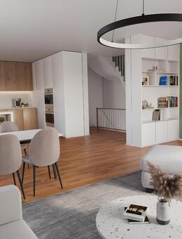 Wohnen wie im Haus: 3 Etagen, 4 Zimmer, Garten - Neubau-Maisonettewohnung - perfekt für Familien! - Forstern