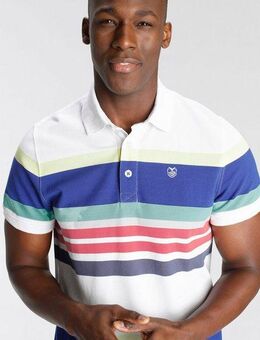 DELMAO Poloshirt Kurzarm, mit Polokragen, aus Piqué-Stoff, aus 100% Baumwolle