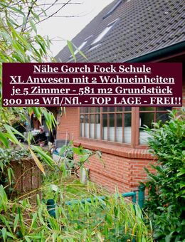 über 300 m2 Wfl/Nfl. - xxl Landhaus für 2 Familien oder große Familie - FREI - 2 x 5 Zimmer - Kamin - Sauna - riesiger Keller - - Schenefeld (Landkreis Pinneberg)