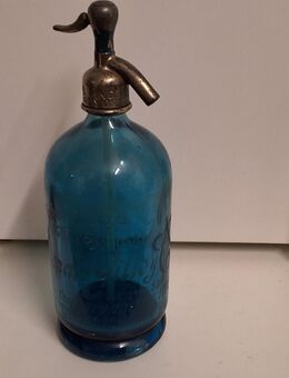 Alte Sodaflsche aus dickem Glas aus Argentinien Art Deco - Münster
