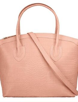 Cluty Henkeltasche, echt Leder, Made in Italy
