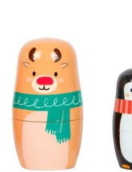 Small Foot Spielfigur Matrjoschka Weihnachten, (Set, 4-tlg)