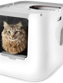 Modkat XL Katzentoilette - weiß