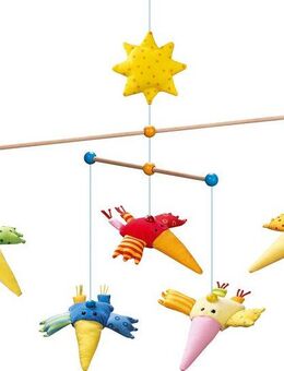 Haba Mobile Zwitscherlinge, mit Geräuschen, Made in Germany