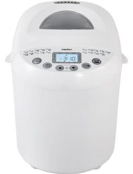 Medion® Brotbackautomat MD 11011, 19 Backprogramme, 3 Bräunungssufen, Startzeitvorwahl, 19 Programme, Bis zu 1000g Fassungsvermögen, Warmhaltefunktion