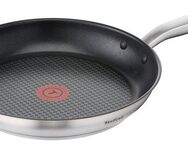 Tefal Bratpfanne Virtuoso, Edelstahl (1-tlg), Edelstahl, Antihaftversiegelung, Thermo-Spot, alle Herdarten,Induktion