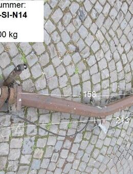 Alko Delta Wohnwagenachse Delta-SI-N14 1400kg ca 213 cm gebraucht (aus Wilk 545 BJ 90) - Schotten Zentrum