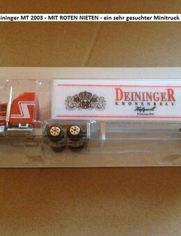 Deininger Kronenbräu -Minitruck 2003- OVP- mit ROTEN NIETEN - - Mahlberg