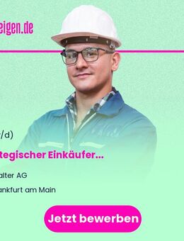 Strategischer Einkäufer (m/w/d) - Frankfurt (Main)