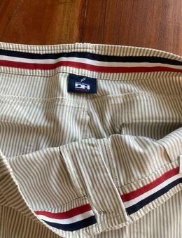 Daniel Hechter SPORT GOLF Hose Khaki weiss fein gestreift Bund 51cm Gr.56 - Wolfratshausen