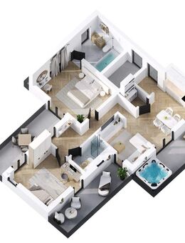 Traumhafte Dachgeschoss-Wohnung in exklusiver Lage von Germering - Germering