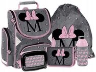 Minnie Maus Schulranzen Tornister Schultasche 5 tlg Set Federtasche Mädchen Grau - Wuppertal