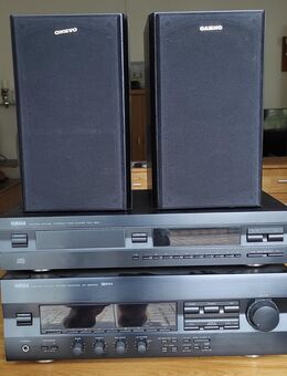 YAMAHA Stereo-Receiver (120W) und CD-Player mit 70W Boxen - Neuhof (Hessen)