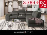 Ecksofa 274x230cm Grau Grün Schlaffunktion Bettkasten Federkern Cabrio - Köln