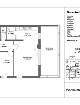 3 - Zimmer Penthouse mit EBK und Dachterrasse in Schweinheim - Aschaffenburg