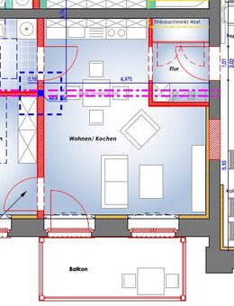 2 Raumwohnung mit Balkon im Erdgeschoss, Pkw-Stellplatz & Abstellraum - Calbe (Saale)