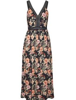 Buffalo Maxikleid mit Blumenmuster und Spitze