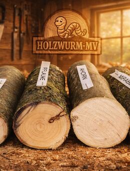 Messergriff-Rohling aus Pflaume, Mirabelle, Eiche oder Ahorn – naturbelassen - Krusenfelde