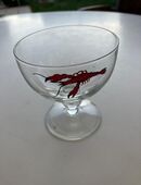 6 Cocktail Gläse mit Hummermuster in 88471