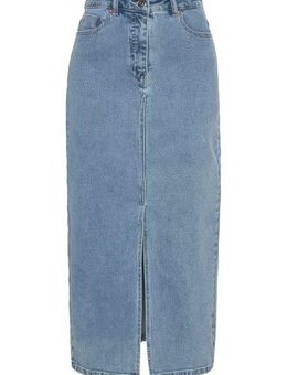 Buffalo Jeansrock in modischer Midilänge, elastischer Denimrock mit Schlitz, Sommerrock