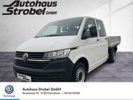 VW Transporter Pritsche 2.0 TDI DOKA LR "Eco Profi" AHK Klima elektr. Spiegel + FH - Schnaittach