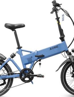 LLobe E-Bike Cityrad City III blau 36V / 10,4Ah, 3 Gang Shimano 7-Gang Shimano Kettenschaltung Schaltwerk, Kettenschaltung, Frontmotor, 374,4 Wh, Pedelec, Elektrofahrrad für Damen u. Herren