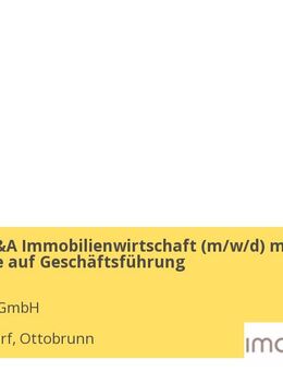 Director M&A Immobilienwirtschaft (m/w/d) mit Perspektive auf Geschäftsführung - Düsseldorf