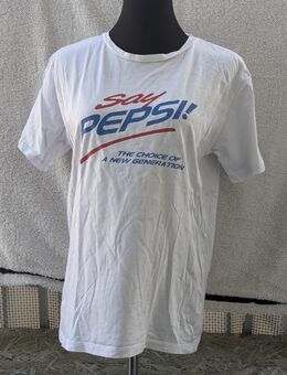 Pepsi Retro T-Shirt „Say Pepsi!“ – Größe M (EU 38) Stradivarus - Darmstadt