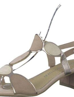 MARCO TOZZI Sandalette, Blockabsatz, Sommerschuh, Riemchensandale mit verstellbarer Schnalle