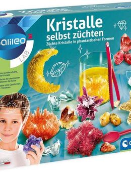 Clementoni® Experimentierkasten Galileo, Kristalle selbst züchten neu, Made in Europe