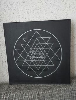 Leinwandbild 19/ Sri Yantra . Acrylbild. - Unna