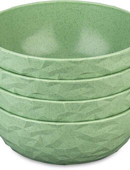 KOZIOL Schale CLUB BOWL, Kunststoff, (Set, 4-tlg), 700 ml, spülmaschinengeeignet, melaminfrei, CO² neutrale Produktion