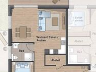 Wohnquartier Bachstraße, am alten Markt Obersontheim Eigentumswohnung 78,27 Wfl. mit schönem Balkon - Obersontheim