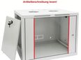 HMF Netzwerkschrank Serverschrank 19 Zoll 9 HE grau #1981 in 75217