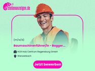 Baumaschinenführer/in - Baggerfahrer (m/w/d) - Regensburg