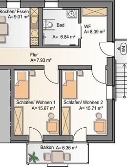 neu sanierte 3-Raum Wohnung ab September 2025 zu vermieten - Oelsnitz (Erzgebirge)