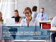 Mitarbeiter/-in für das Team Sales Service / Vertriebsinnendienst Marktregion DACH (m/w/d) - Sembach