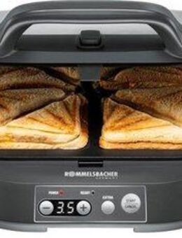 Rommelsbacher Sandwichmaker ST 1800 für American Toasts im XL Format, 1800 W
