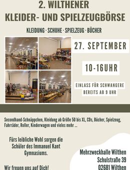 2. Wilthener Kleider- und Spielzeugbörse - Wilthen