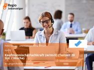 Kaufmännische Fachkraft (w/m/d) (Teilzeit 20 Std. / Woche) - Langenfeld (Rheinland)