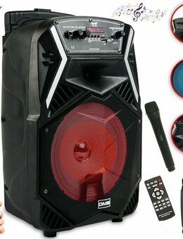 Karaoke Anlage mobile PA Lautsprecherbox Trolley USB MP3 Wireless - Berlin Neukölln