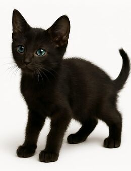 Katze schwarz - Düsseldorf