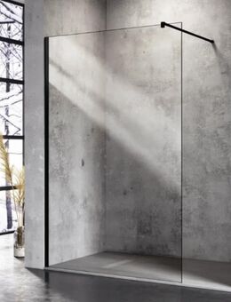 Begehbare Dusche Duschabtrennung Duschwand Glaswand 140 x200 cm - Lustadt