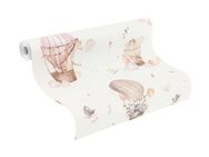 Rasch Kindertapete, glatt, uni, (1 St)