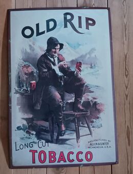 Blechschild ,, OLD RIP " 60x40cm - Harrislee